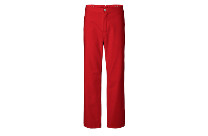 kalhoty červené